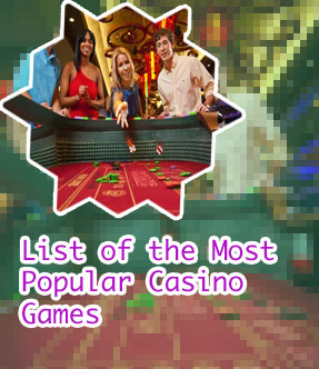 Casino games list