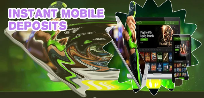Deposit via mobile casino